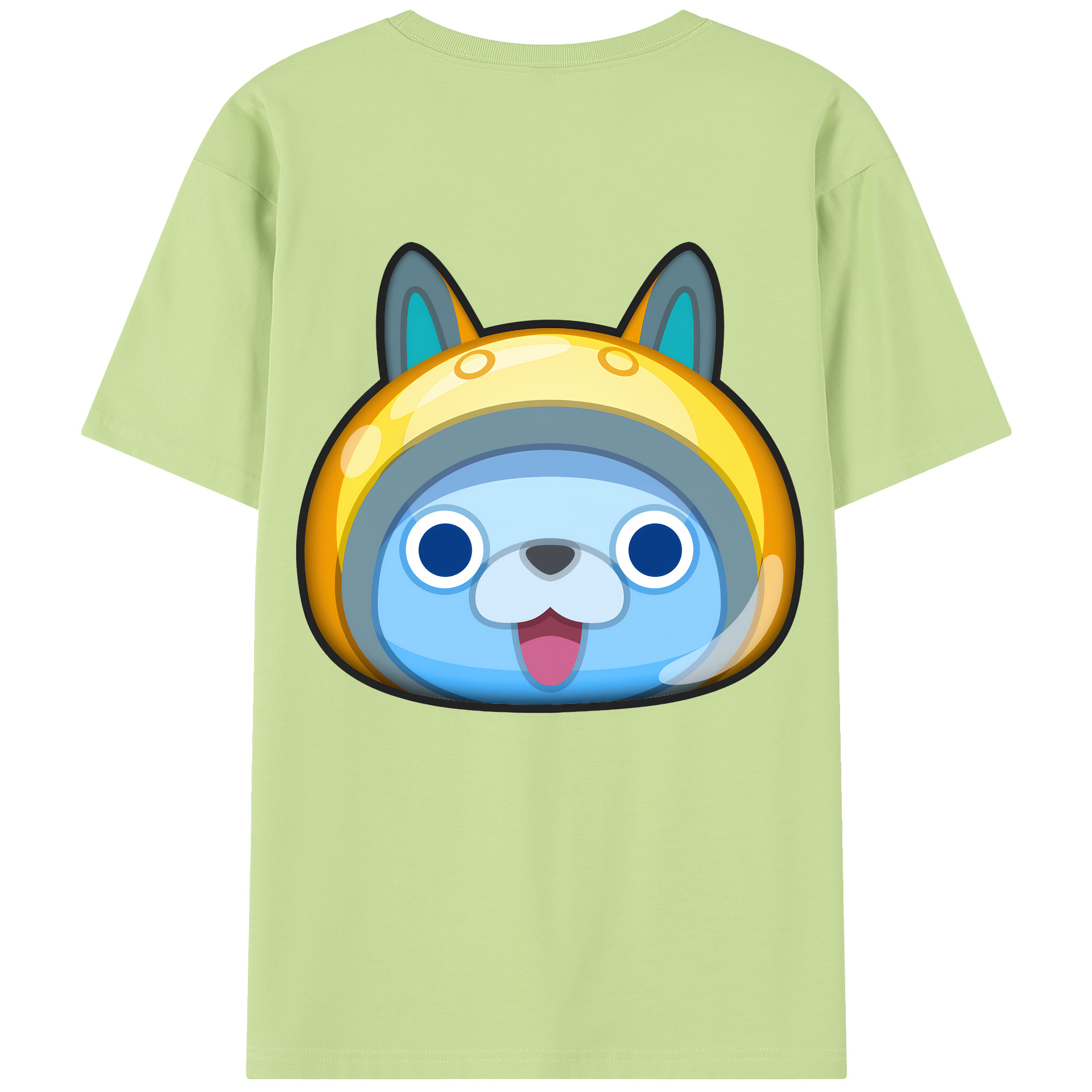 （画像用） 妖怪ウォッチ Yo-kai Watch 綿100％半袖Tシャツ（背面プリント）